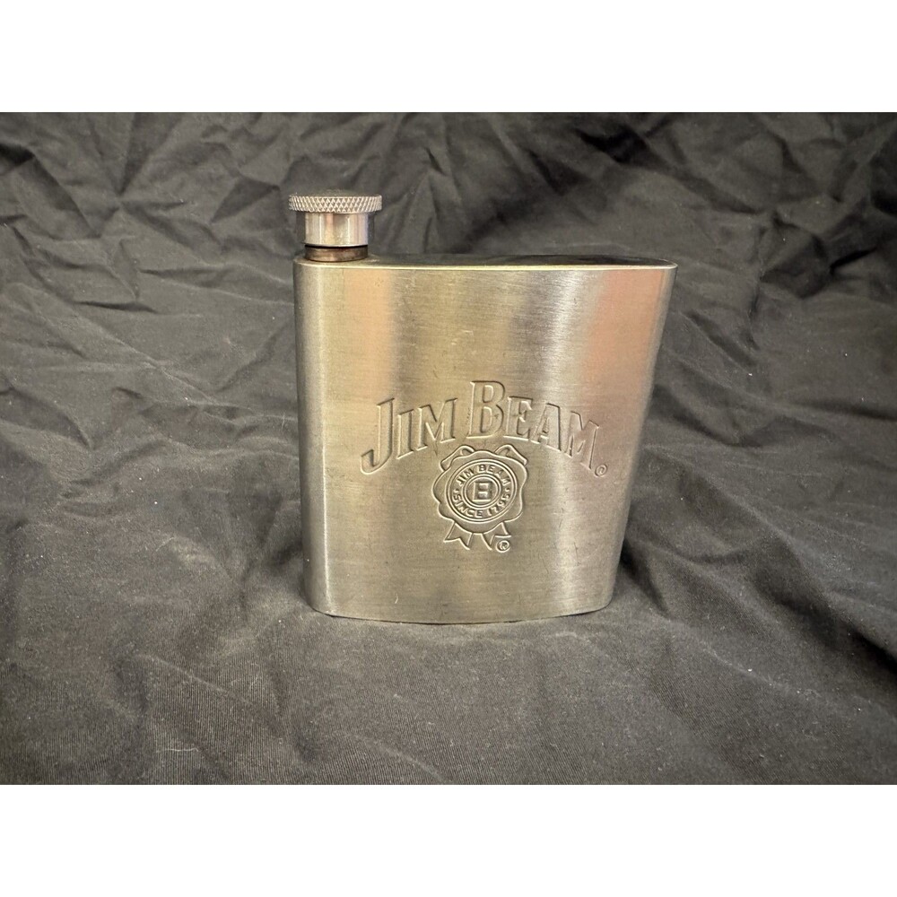 Jim Beam Stainless Steel Flask